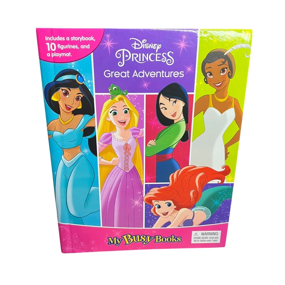 Disney Pretty Princess My Busy Book - Includes Book‎ & Playmat (No Figures)